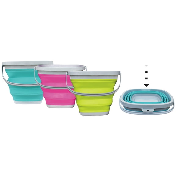 Tail Tamer Collapsible Bucket, Assorted