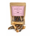 thumbnail image 1 of Tail & Tonic Salmon Skin Air-Dried Chewy Fish Skins Dental Chews Twist for Dogs, 1 of 9