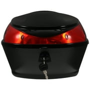 Tail Trunk, Large Capacity Replacement Trunk Lock Storage Case for Motorcycle Scooter Black