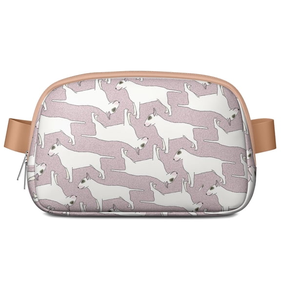 Tail Wagging Waist Pack - Happy Dog Print, Lightweight Waterproof Fanny Pack