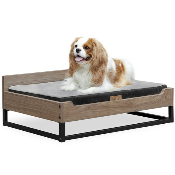 TailZzz Milo Wooden Pet Bed with Mattress | Small to Medium Greenguard Gold Certified Dog Bed