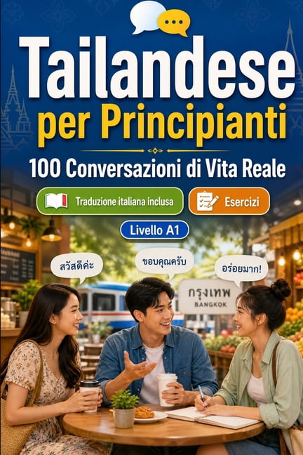 Tailandese per Principianti A1: 100 Conversazioni di Vita Reale: Impara l'tailandese con 100 dialoghi bilingue, saluti, , (Paperback)
