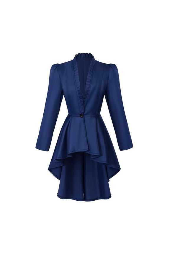 Tailcoat Women's Jacket Retro Gothic Long Sleeve Elegant Attire for Festivals and Events