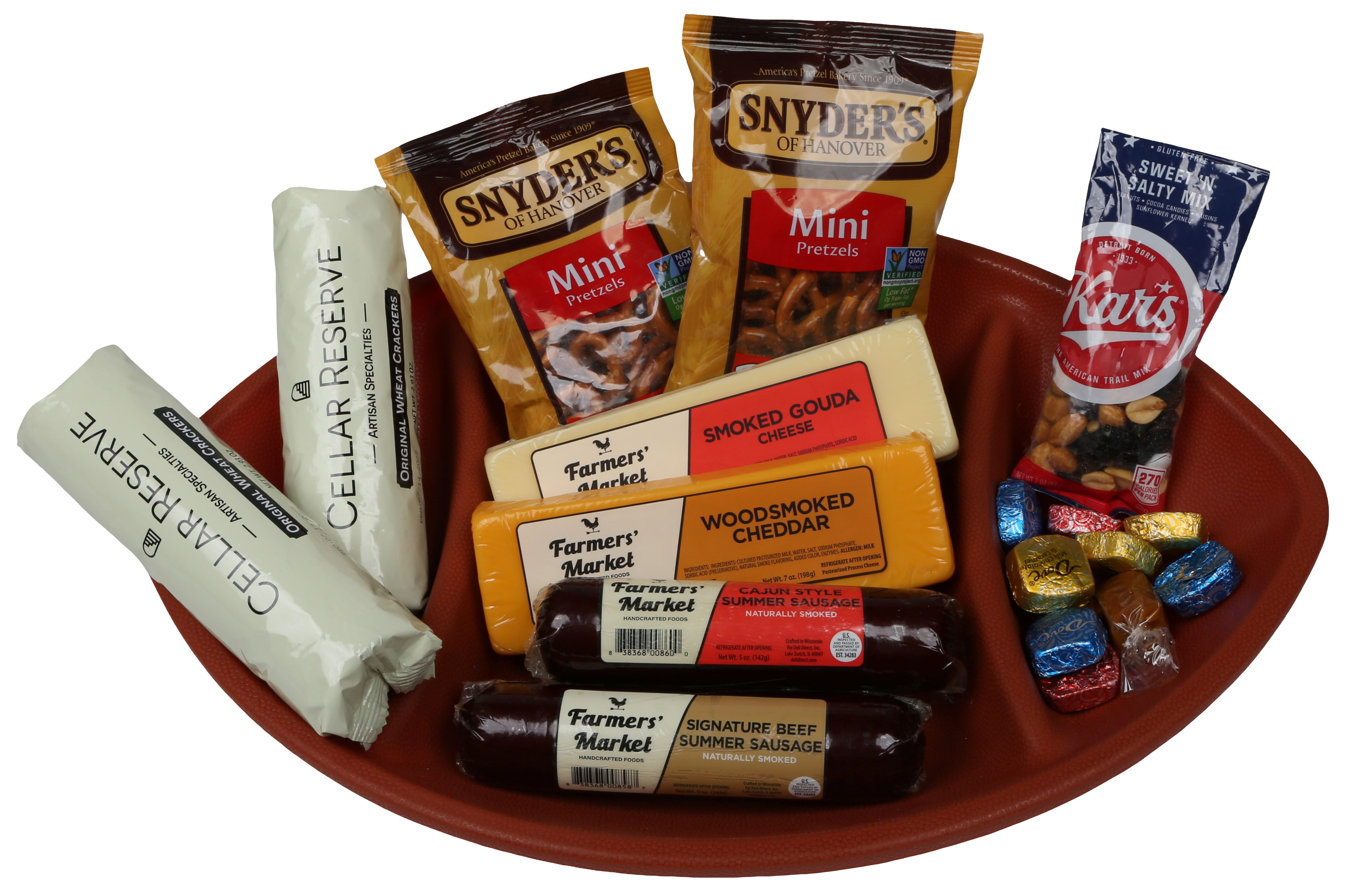 Tailgate Charcuterie Tray by Deli Direct, Cheese and Sausage Gift