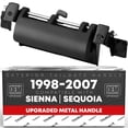 thumbnail image 2 of Tailgate Handle Assembly Replacement - Compatible With 2001-2007 Toyota Sequoia, 1998-2003 Sienna - Smooth Black, Plastic - OEM 69090-08010, 79600, TO1820100 2 of 14