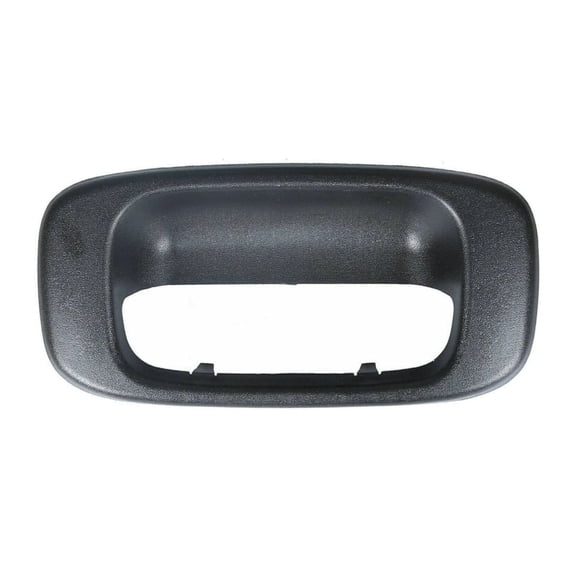 Tailgate Handle Bezel Trim - Black Plastic Assembly