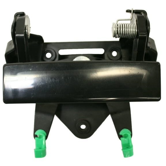Tailgate Handle Compatible with DODGE FULL SIZE P/U 1994-2002 Lever only Smooth Black Plastic Old Body Style
