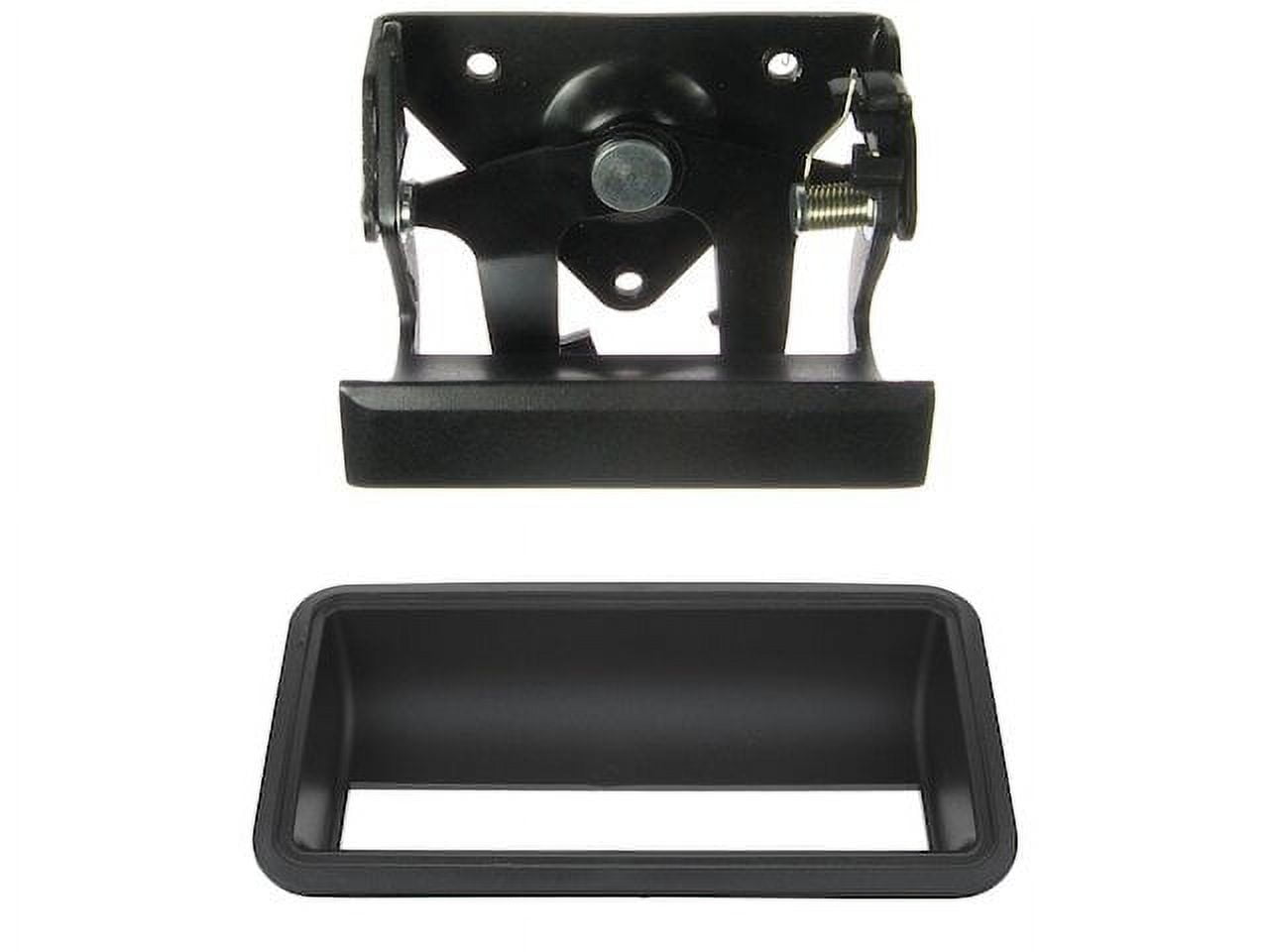 Tailgate Handle Bezel Replacement For 1994-2004 Chevy S10, GMC Sonoma, 1996-2000 Isuzu Hombre - Fits OEM Part # 76108, Black