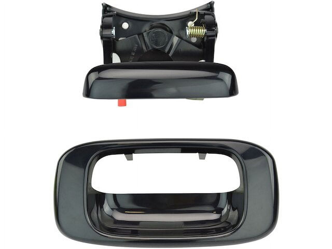Tailgate Handle and Bezel Kit 2 Piece - Compatible with 1999 - 2006 Chevy Silverado 1500 2000 2001 2002 2003 2004 2005
