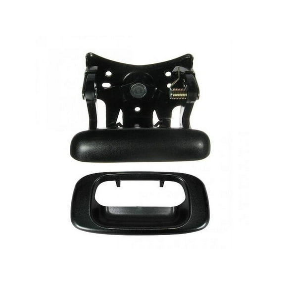 Tailgate Handle and Bezel Kit 2 Piece - Compatible with 2001 - 2006 Chevy Silverado 2500 HD 2002 2003 2004 2005
