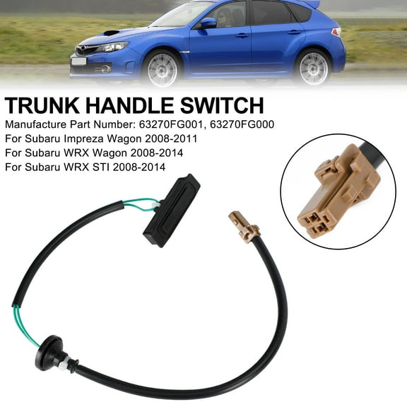 Tailgate Hatch Trunk Handle Switch 63270-FG001 Fit for Subaru Impreza 2008-2014