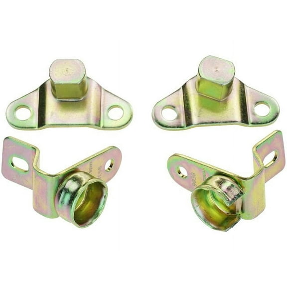 Tailgate Hinge 4 Piece - Compatible with 1999 - 2004 Chevy Silverado 2500 2000 2001 2002 2003