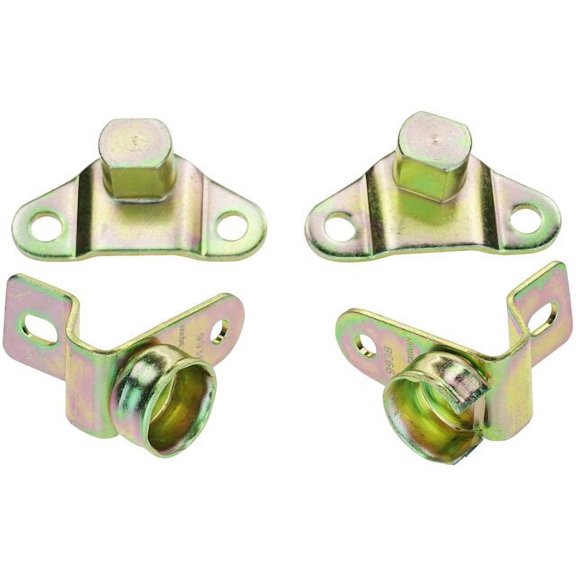 Tailgate Hinge 4 Piece - Compatible with 2001 - 2006 GMC Sierra 2500 HD 2002 2003 2004 2005