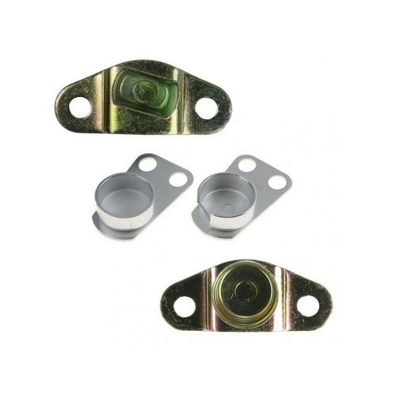 Tailgate Hinge Kit 4 Piece - Compatible with 1988 - 1992 Chevy C2500 1989 1990 1991