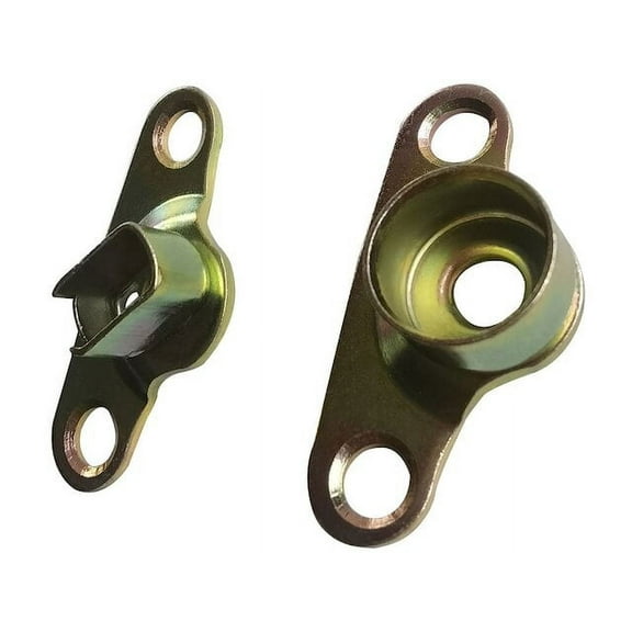 Tailgate Hinge Kit - Compatible with 1987 - 1996 Ford F-350 1988 1989 1990 1991 1992 1993 1994 1995