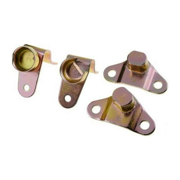 Tailgate Hinge Kit - Compatible with 2001 - 2006 Chevy Silverado 3500 2002 2003 2004 2005