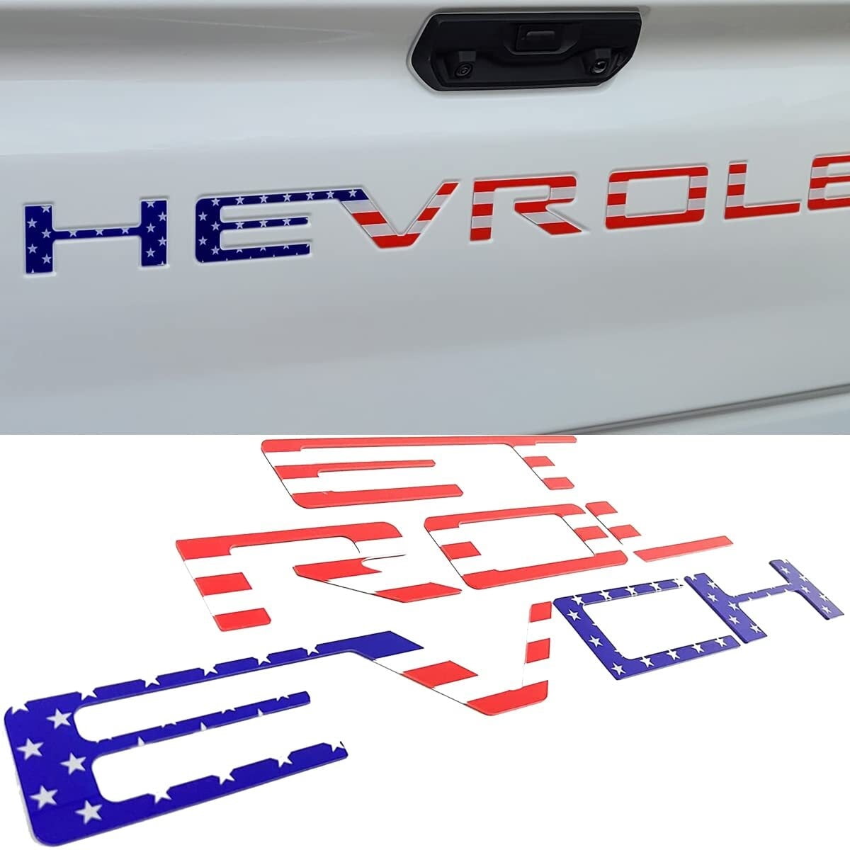 Yeapop Bling Rhinestone Logo Emblems For Tesla Model 3 (2017-2023) - 4-Piece Set For Front & Rear