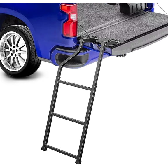 Tailgate Ladder Pickup Accessories Universal Extension Step Ladder with Stainless Steel Self Drilling Hex Screws