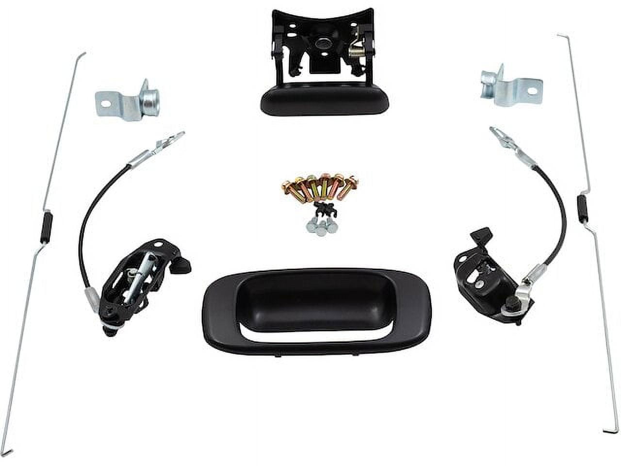 Tailgate Latch and Handle Kit - Textured Black - with Hardware
