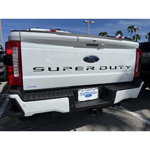 Tailgate Letter Inserts Fits 2023-2026 Ford Super Duty XL/XLT/STX/Tremor/Lariat