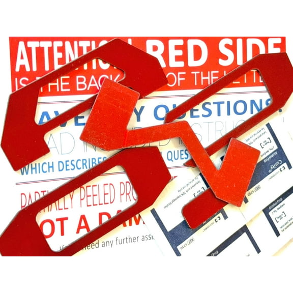 Tailgate Letters Compatible with Taco 2016-2023 Rear Plastic Selfadhesive Inserts Not Decals