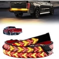 thumbnail image 1 of Tailgate Light Bar, for Pickup Trailer SUV RV Van Full Function Red Brake White Reverse Amber Turn Signal Double Flash Light No Drill Install, 1 of 7