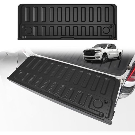 Tailgate Mat Compatible with 2019-2026 Ram 1500 Power Tailgate-Release&Standard Tailgate Accessories, Tailgate Cover Custom Fit All Weather Liner, Not Classic/Multifunction/Power Ver.