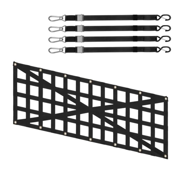Tailgate Net Pickup Truck Tailgate Net 54" x 18" Adjustable Cross Design