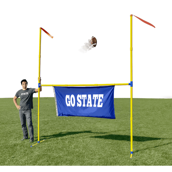 Tailgate Party Giant Football Goal Post - 10 Feet Tall - Jumbo Field Goal - Made in USA