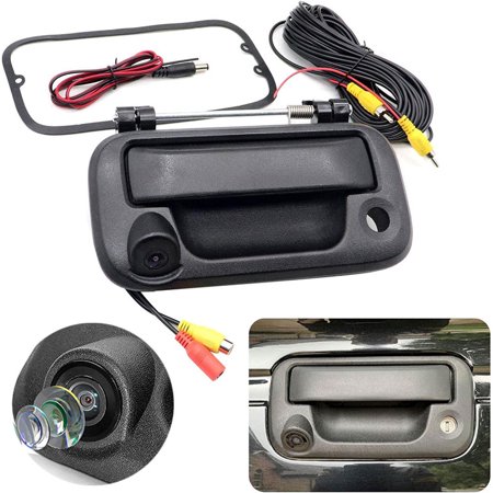 Tailgate Reverse Handle Rear View Backup Camera Fits for Ford 2004-2016 F150 F250 F350 F450 F550 Explorer Sport Trac Mark LT Replacement 8L3Z-9943400-AC