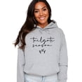 thumbnail image 1 of Tailgate Season Hoodie for Women Cute Football Game Day Pullover, Gray Hoodie, XL, 1 of 8