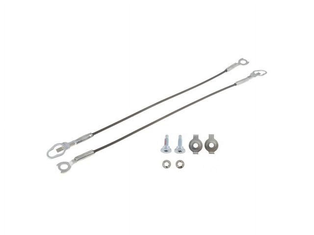 2-Pack Tailgate Support Cables For Ford F-150 (2004-2014) & Lincoln Mark LT (2006-2008) — Replace 4L3Z-5443052-AA, 24.5 Inches, Easy Install