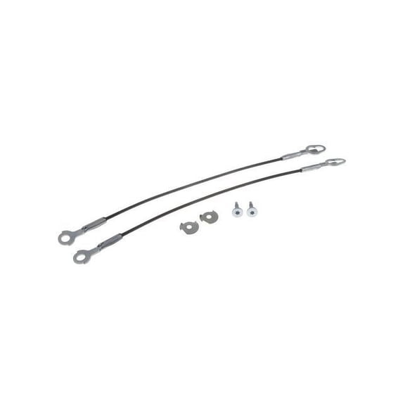 Tailgate Support Cable - Compatible with 2003 - 2012 Ford F-450 Super Duty 2004 2005 2006 2007 2008 2009 2010 2011