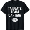 thumbnail image 1 of Tailgate Team Captain Shirts Funny Tailgating Men Football T-Shirt, 1 of 8
