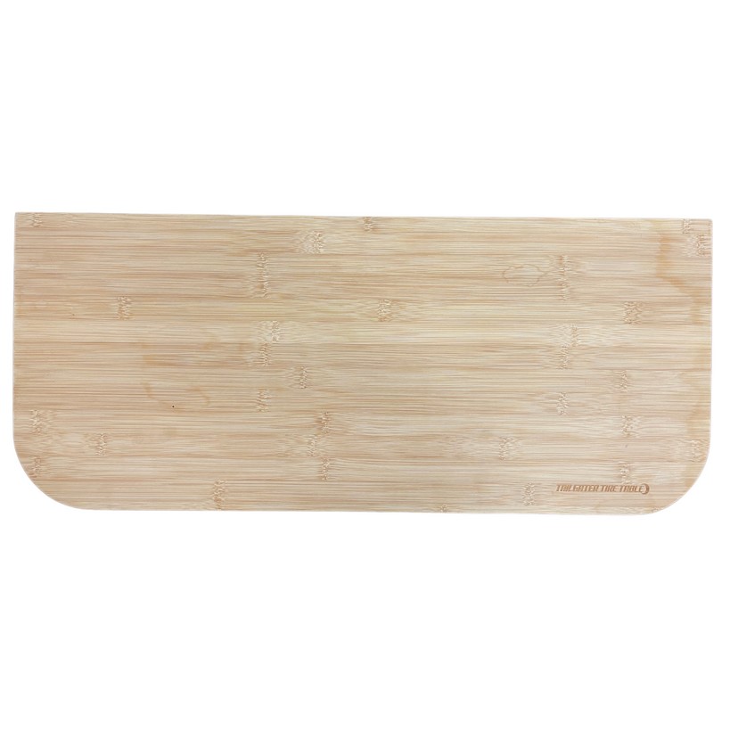 Tailgater Tire Table Bamboo Cutting Board With Carry Storage Bag, Small