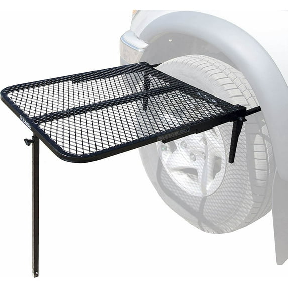 Tailgater Tire Table Original Durable Powder Coated Steel Tire Mounted Table