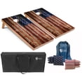 thumbnail image 1 of Tailgating Pros Cornhole Board Set w/Bean Bags and Carrying Case - 4'x2' Corn Hole Toss - Tournament and Lightweight Options - Optional LED Lights, 1 of 6