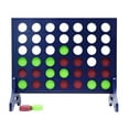 thumbnail image 1 of Tailgating Pros Premium Giant Four in a Row with Carrying Case - Jumbo Oversized Outdoor Yard Game - Connect Multiple Pucks in a Row to Win - Many Puck Colors Available!, 1 of 4