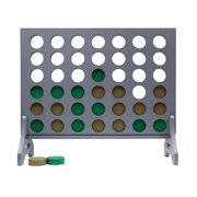 Tailgating Pros Premium Giant Four in a Row with Carrying Case - Jumbo Oversized Outdoor Yard Game - Connect Multiple Pucks in a Row to Win - Many Puck Colors Available!