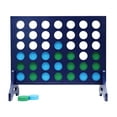 thumbnail image 1 of Tailgating Pros Premium Giant Four in a Row with Carrying Case - Jumbo Oversized Outdoor Yard Game - Connect Multiple Pucks in a Row to Win - Many Puck Colors Available!, 1 of 4