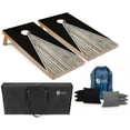 thumbnail image 1 of Tailgating Pros Pyramid Cornhole Board Set w/ Bean Bags and Carrying Case - 4'x2' Regulation Corn Hole Toss Game - Optional LED Lights, 1 of 8