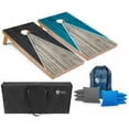thumbnail image 1 of Tailgating Pros Pyramid Cornhole Board Set w/ Bean Bags and Carrying Case - 4'x2' Regulation Corn Hole Toss Game - Optional LED Lights, 1 of 8