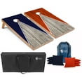 thumbnail image 1 of Tailgating Pros Pyramid Cornhole Board Set w/ Bean Bags and Carrying Case - 4'x2' Regulation Corn Hole Toss Game - Optional LED Lights, 1 of 8