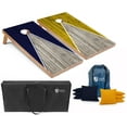 thumbnail image 1 of Tailgating Pros Pyramid Cornhole Board Set w/ Bean Bags and Carrying Case - 4'x2' Regulation Corn Hole Toss Game - Optional LED Lights, 1 of 8