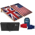 thumbnail image 1 of Tailgating Pros Regulation Cornhole Boards Flag Set - Includes 8 Bean Bags, Carrying Cases, and 4'x2' Corn Hole Toss Game - Optional LED Lights, 1 of 6