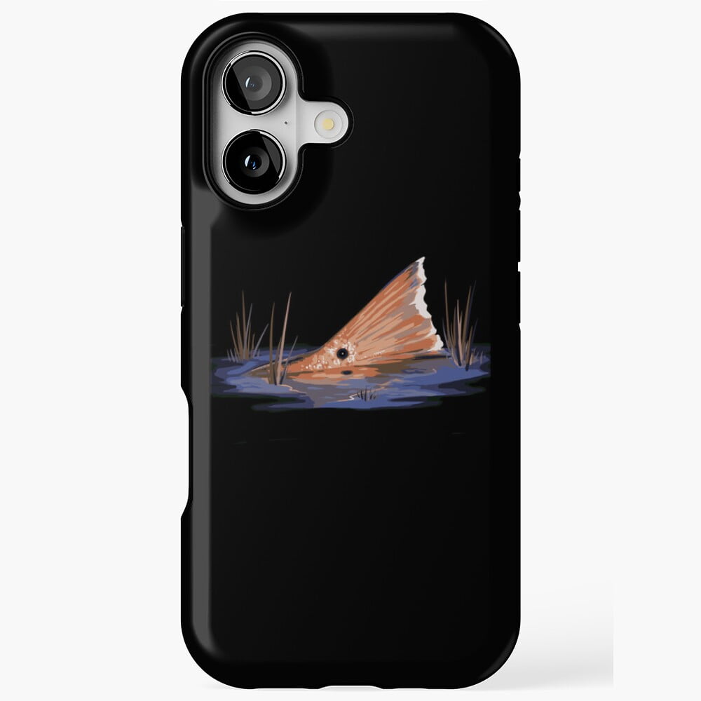Tailing Redfish Red Drum Fish Tail Angler Tough Phone Case 11 12 13 14 ...