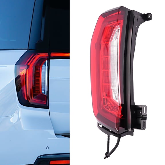 Taillight Direct Fit for 2021-2024 GMC Yukon, Left Driver Side, Full LED Tail Light Assembly