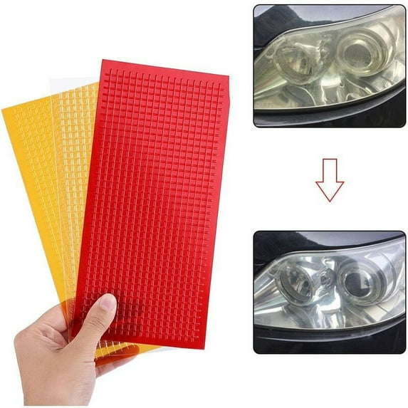 Taillight Repair Kit, Car Reflective Taillight Repair Kit, Car Lens Repair Kit Auto Headlight Repair Film Taillight Repair Tape