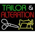 thumbnail image 1 of Tailor And Alterations LED Neon Sign 24" Tall x 31" Wide - inches, Black Square Cut Acrylic Backing, with Dimmer - Bright and Premium built indoor LED Neon Sign for Storefront., 1 of 7