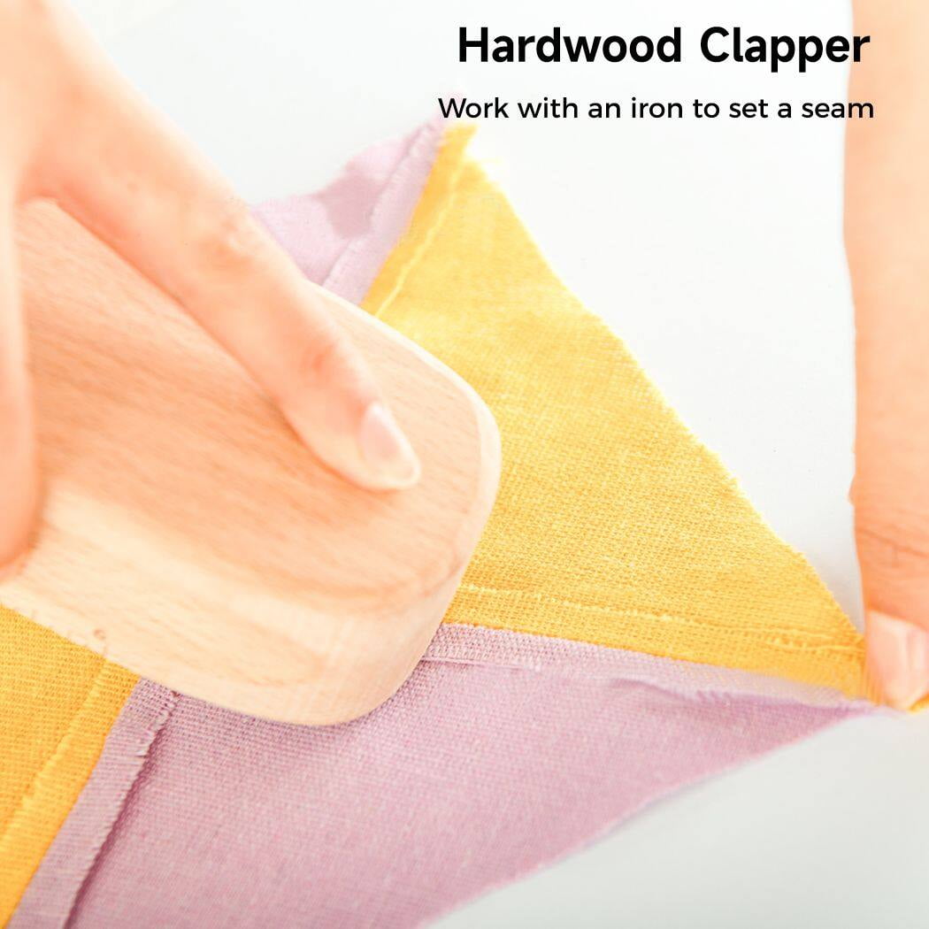 Tailor Clapper, Works with Steam Iron to Set a Seam, Hard Wood Tailor